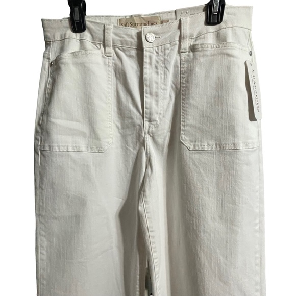 Soft Surroundings Wide leg crop jeans Size 12 - Picture 3 of 15